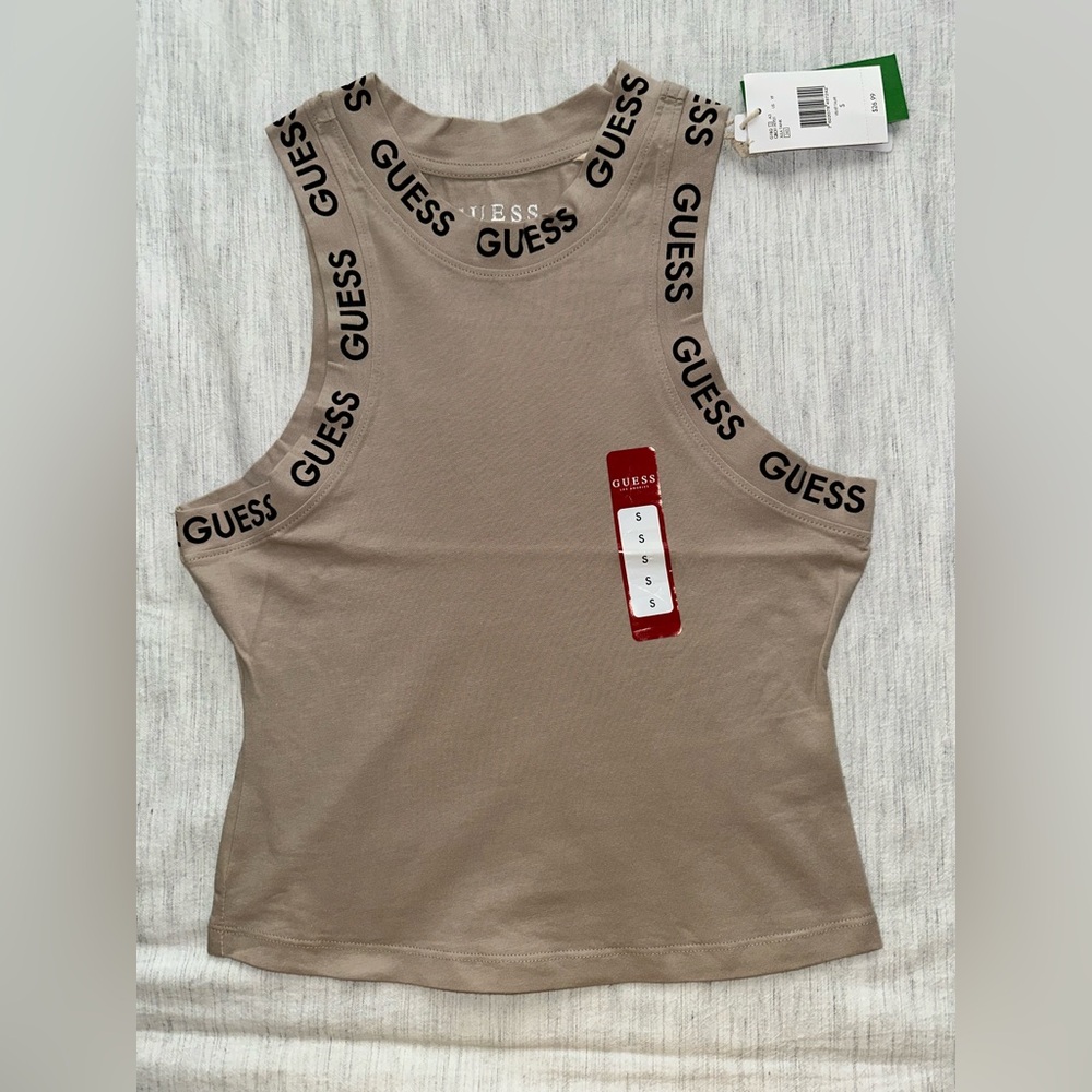 GUESS Women's Tan Jula Tank Top